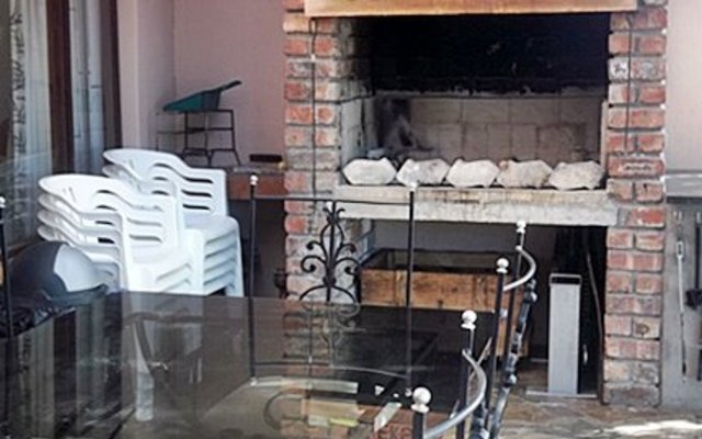 Inside Braai (BBQ) leading out onto patio